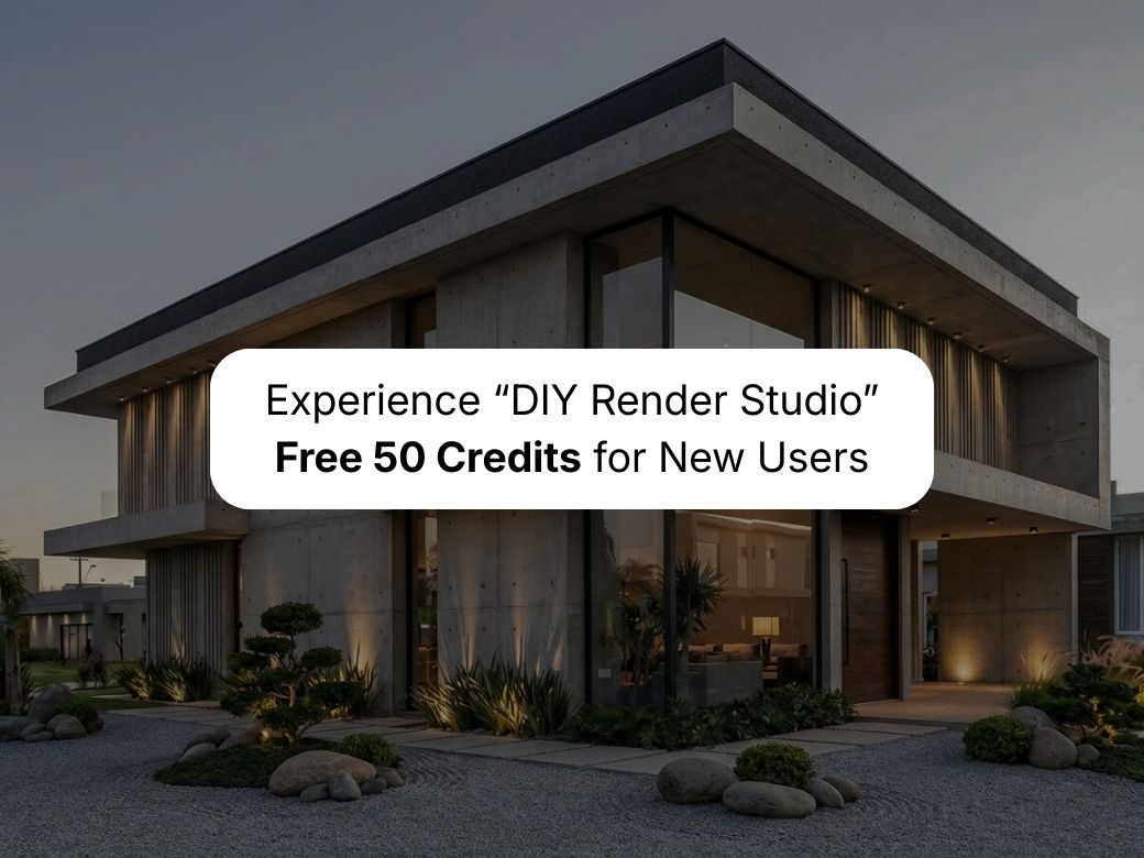 DIY Render Studio | AI ออกแบบบ้าน ออกแบบภายใน ออกแบบสถาปัตยกรรม